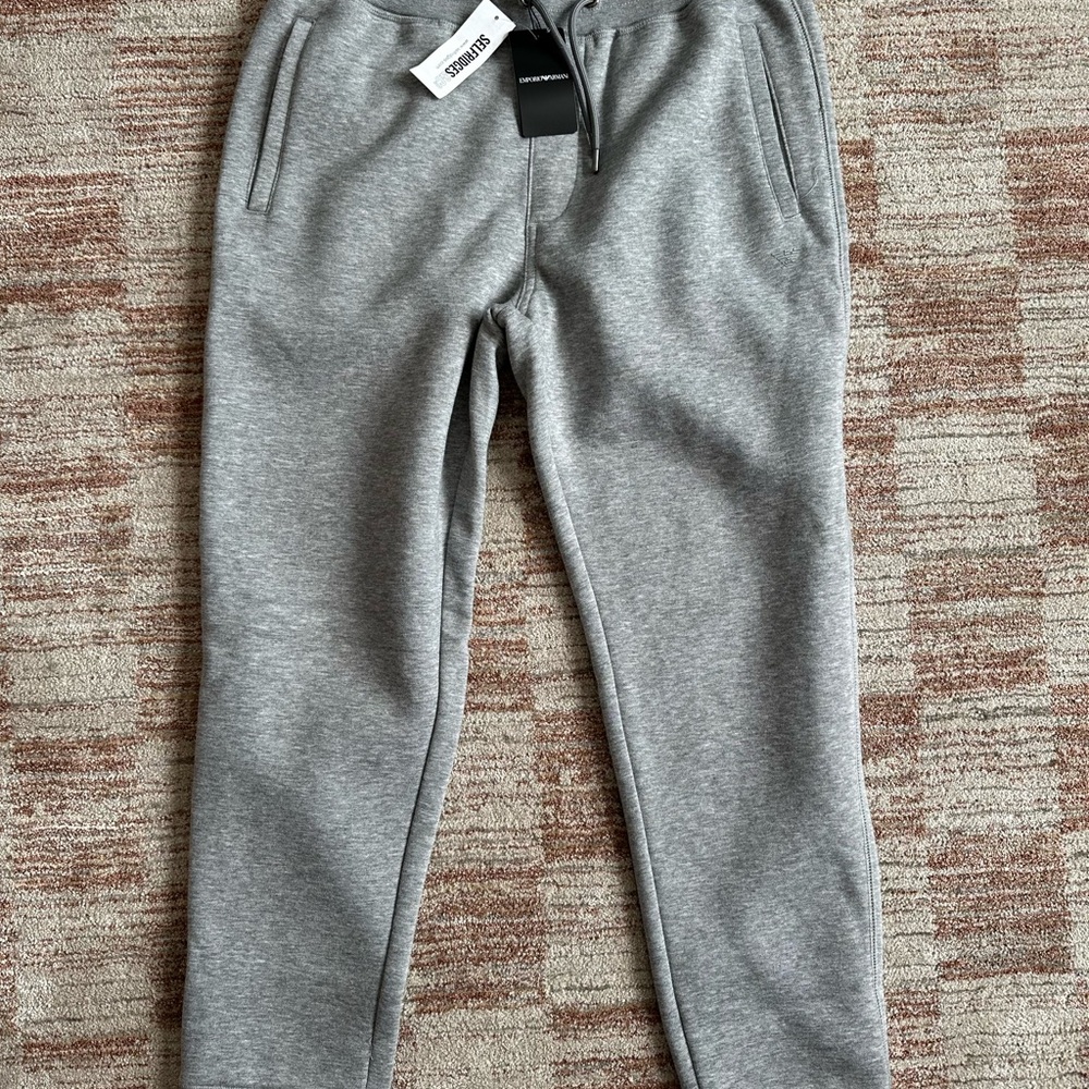 Emporio Armani Light Gray Joggers